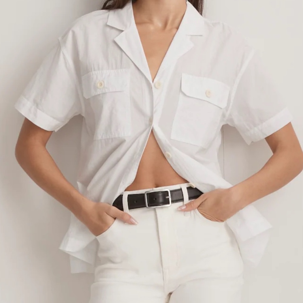 Madewell Signature Poplin Camp Shirt
(B5)